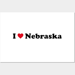 I Love Nebraska Posters and Art